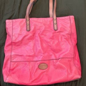 Fossil leather purse
